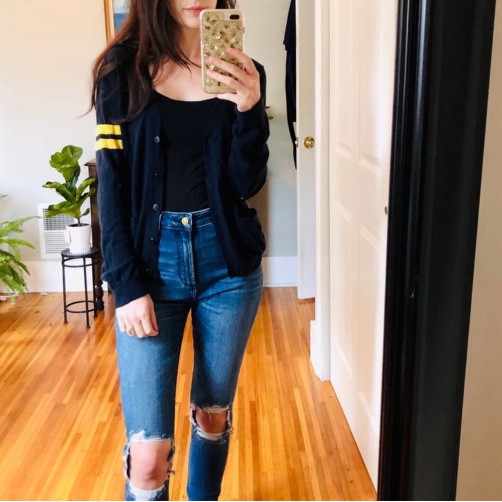 A&F Simone high rise super skinny Jean